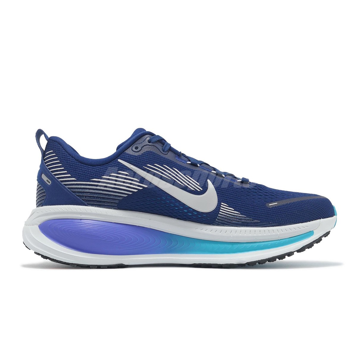 Nike Vomero 18 Blue Void Metallic Silver Men Road Running 
