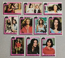 1977 Topps Charlie's Angels Trading Cards Jill Sabrina and Kelly YOU PICK CARDS