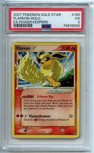 Flareon ★ graded PSA 3 for sale on eBay