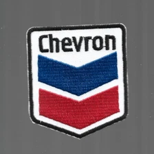 New 2 3/8 x 2 7/8" Chevron Iron on Patch Free Ship