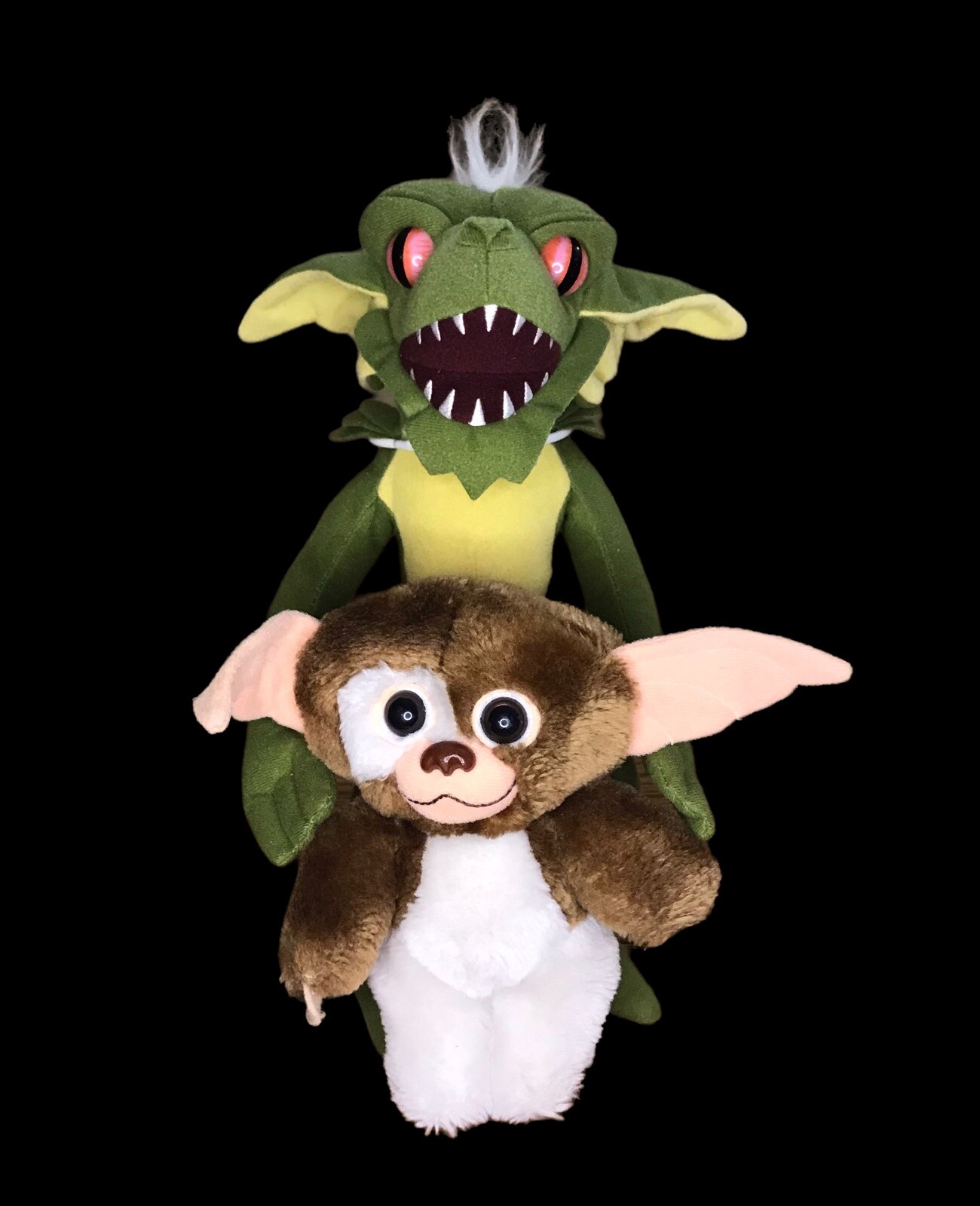 Gremlins Plush Gizmo and Stripe Lot of 2 Vintage Gizmo Stuffed Animals