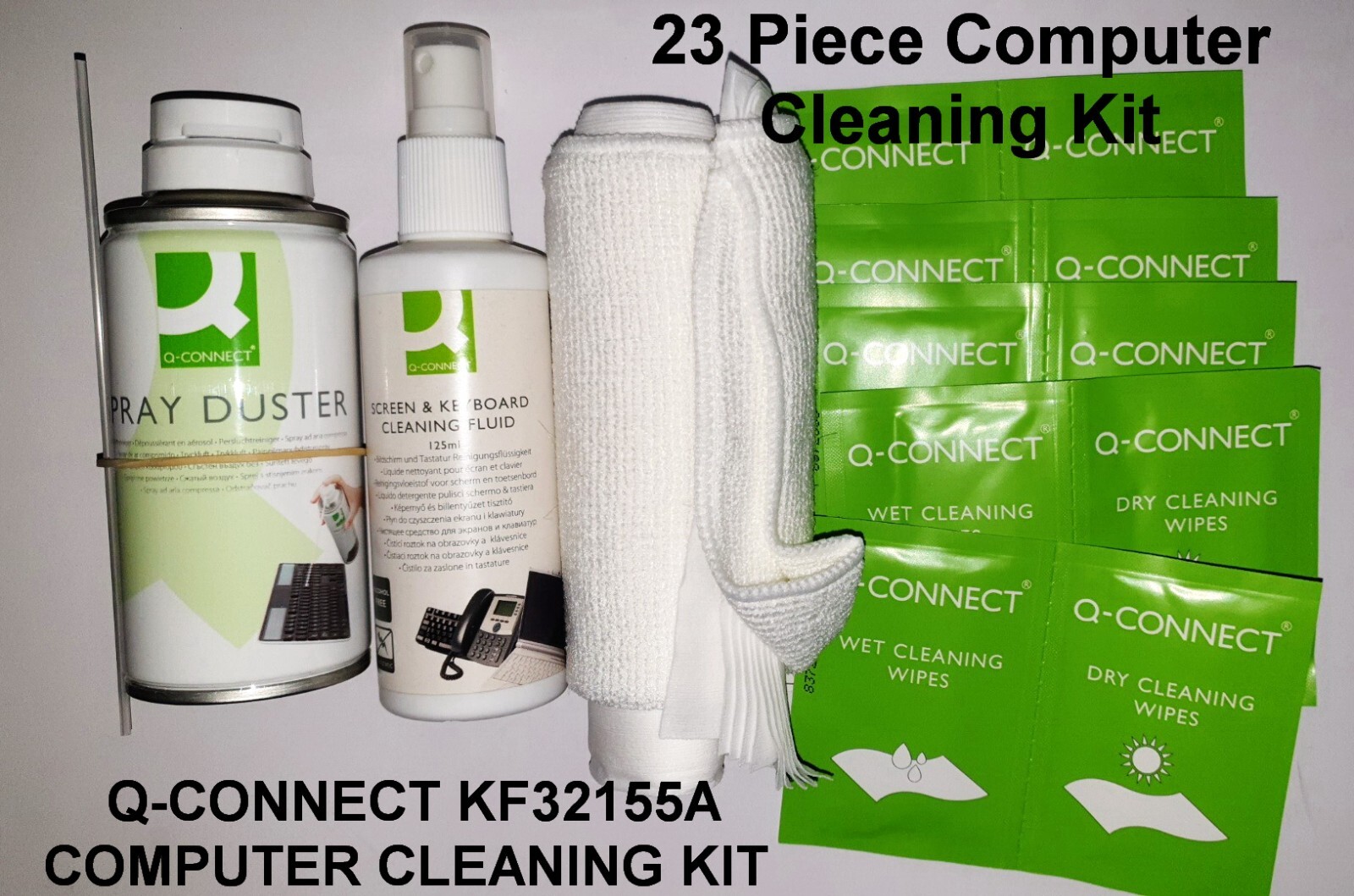 Q-Connect  Computer Cleaning Kit 175-50-024 Ref  - Image 3