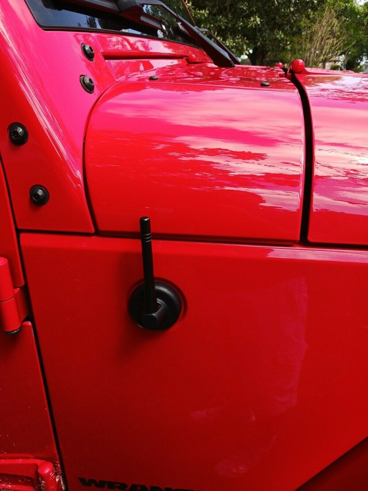 Jeep Antenna Wrangler Jl 31-Inch Black Antenna Mast For Jeep Wrangler JK/JL & Gladiator – Easy No-Tool Install Jeep Antenna Replacement - Foto 3