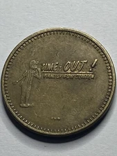 RARE TIME OUT FAMILY FUN CENTER ARCADE TOKEN DEFUNCT #rw1