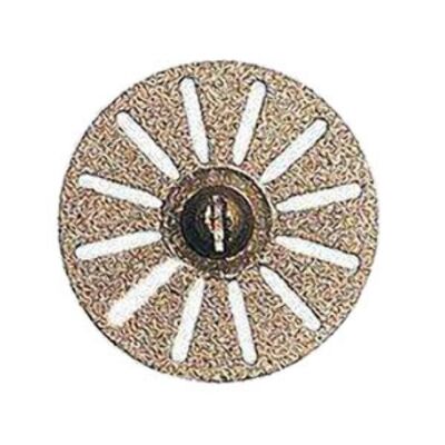 Contour Perforated Coarse Diamond Disc, (.014) x 22mm, Double Sided