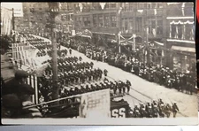 PREPAREDNESS DAY PARADE, San Francisco, CALIFORNIA Photo Post Card 1916 MILITARY