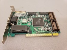 Vintage Cirrus Logic 8253C-V1 J6NGD543XPCI PCI VGA Video Graphics Card Tested