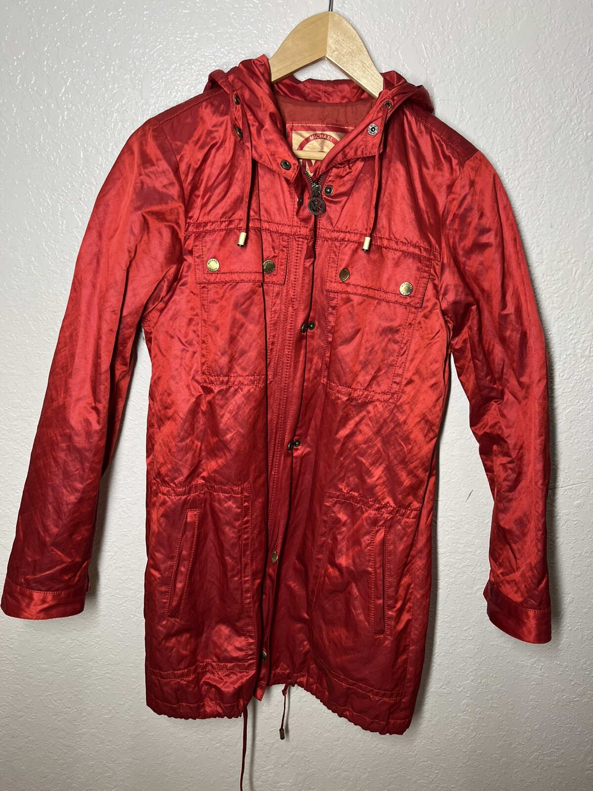Hooded Full Zip Jacket Size 
