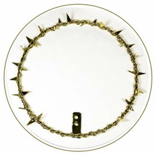 Aureola in Ottone di Ottima qualità per Statue Diametro 26 cm Made in Italy