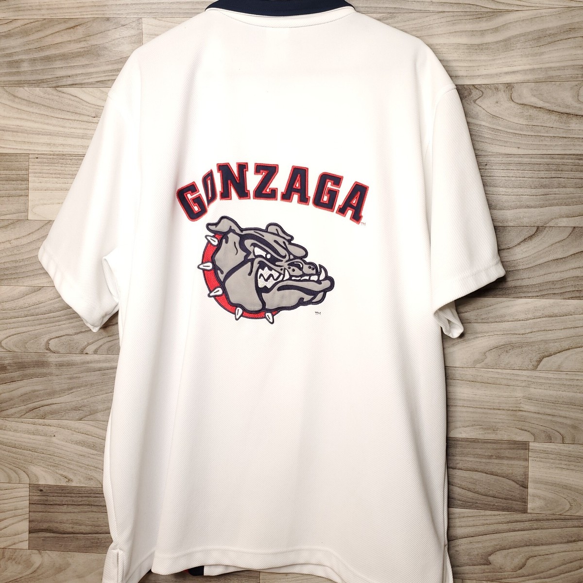 Champ Sports Gonzaga Bulldogs Baseball Style Button Up Jersey NCAA - Main Image
