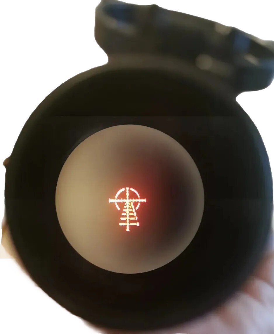 U.S. OPTICS TS8X US Optics 18x24mm 30 mm Tube Red Illuminate FFP RBR