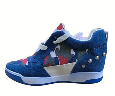 Ndidi Kids Unisex Lace Up High Top Sneakers Shoes
