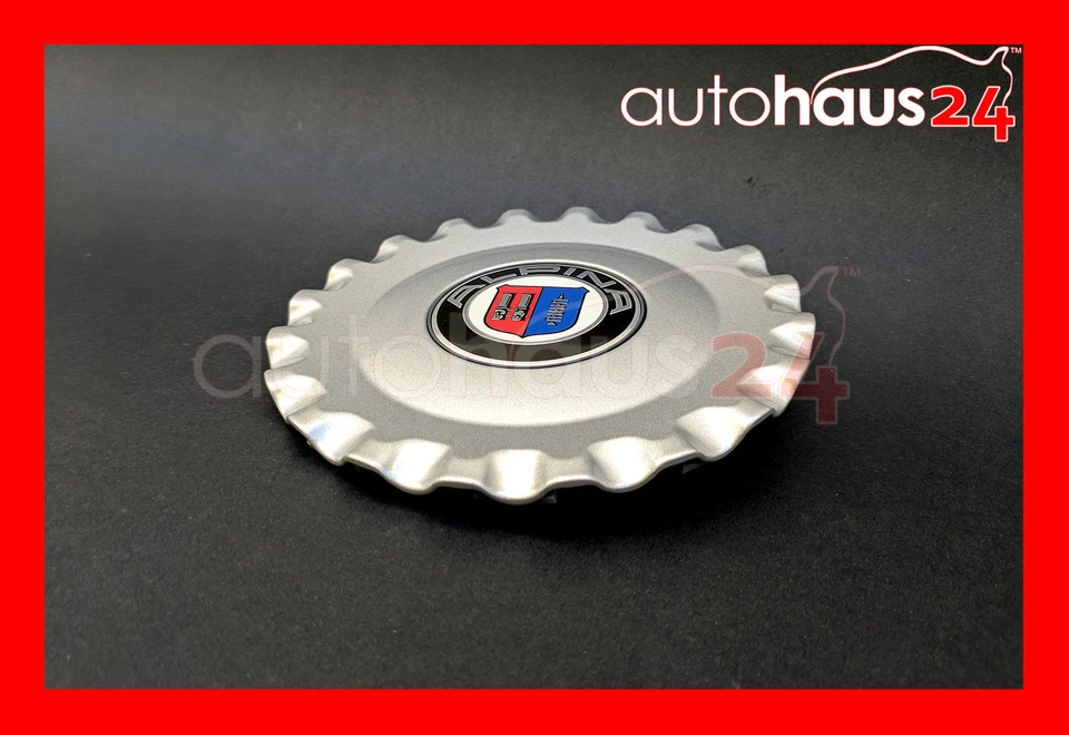 NUEVA TAPA CENTRAL ALPINA PARA BMW F01 B7 2011-2015 PLATA 36107980127 ORIGINAL OEM Foto 3 de 4