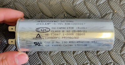 LG LMX30776S/03 EAE32501017 Refrigerator Run Capacitor