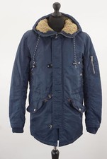 //Produkt Danish Design Herren Anorak Jacke L blau dunkelblau leicht Kapuze A957