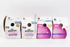 4 L'eggs Silken Mist Control Top Women's Pantyhose VARIETY Size B Medium