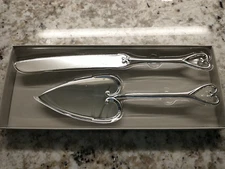 Boxed Wedding Valentines Heart Serving Set