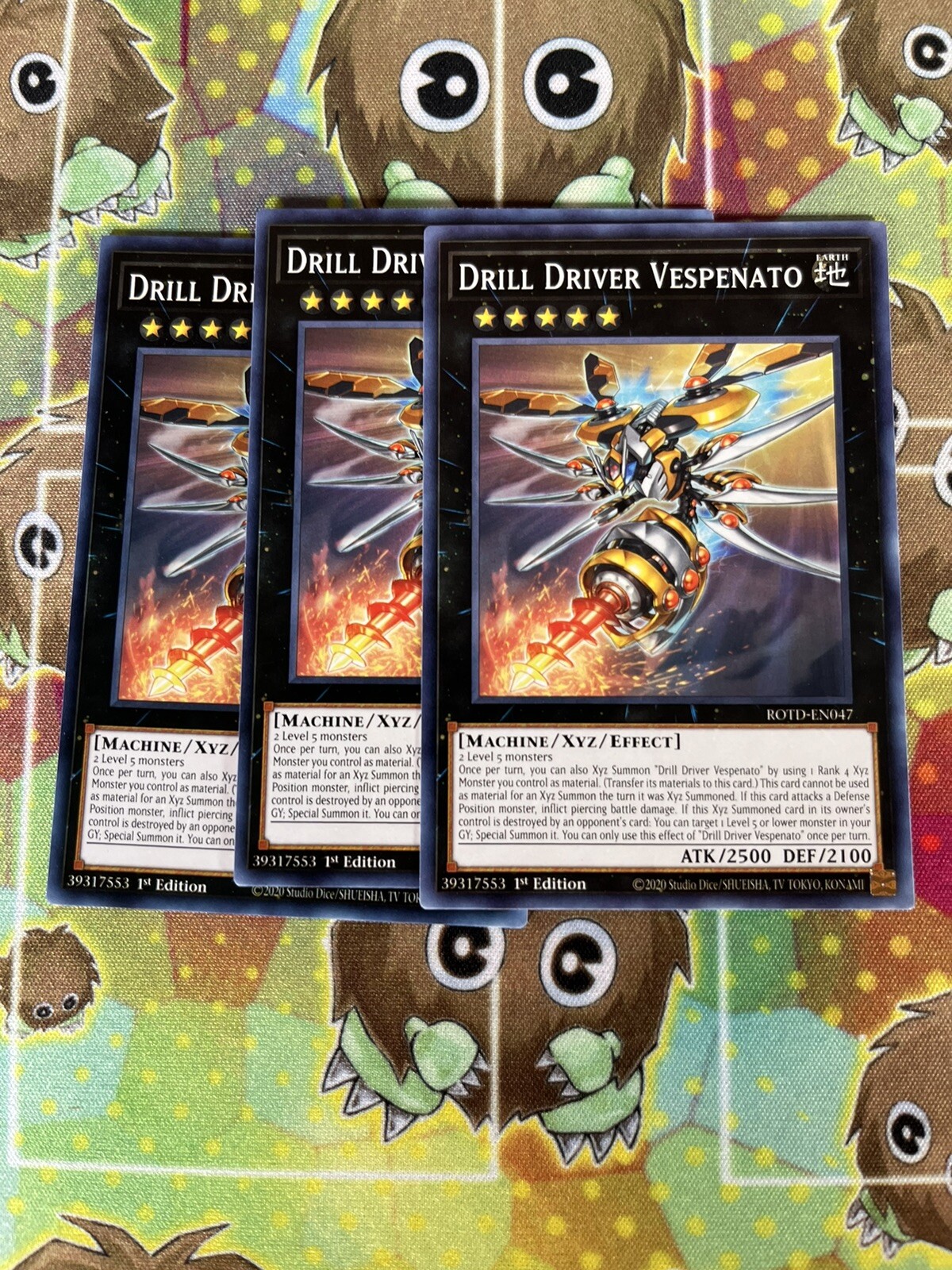 Yugioh Drill Driver Vespenato ROTDEN047 Playset eBay