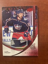 2020/21 Upper Deck Trilogy Level 2 Liam Foudy Rookie RC Patch 29/49