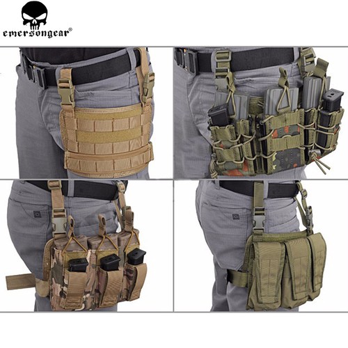 EMERSON Modular Tactical Drop Leg Molle Panel Pouch Adjustable Holster Platform - Bild 7 von 14