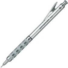Pentel Mechanical Pencil Graph Gear 1000 PG1015 0.5mm Silver For Drafting