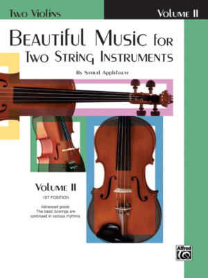 Beautiful Music for Two String Instruments, MUSIC Book 2-TWO VIOLINS-NEW ON SALE