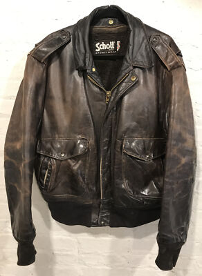 schott bomber jacket ebay