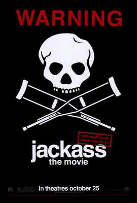 JACKASS: THE MOVIE Movie POSTER 27x40 B Johnny Knoxville Bam