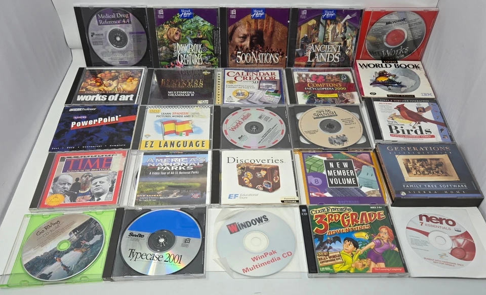 Vintage Windows 95 98 XP Reference Educational Utilities Microsoft Lot of 25 - Image 4 of 4