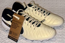 NIKE Tiempo Legend 10 Pro FG Lemonade Black White Soccer Cleats Mens Youth 6.5