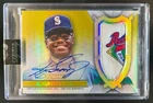 2024 Topps Dynasty Ken Griffey Jr. Gold Game Used Tag Patch Auto #1/1 Mariners