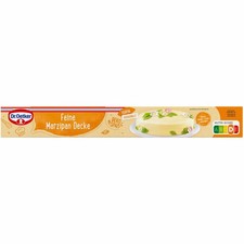 Dr. Oetker Marzipan Decke ausgerollt einfach zu verarbeiten 300g Packung