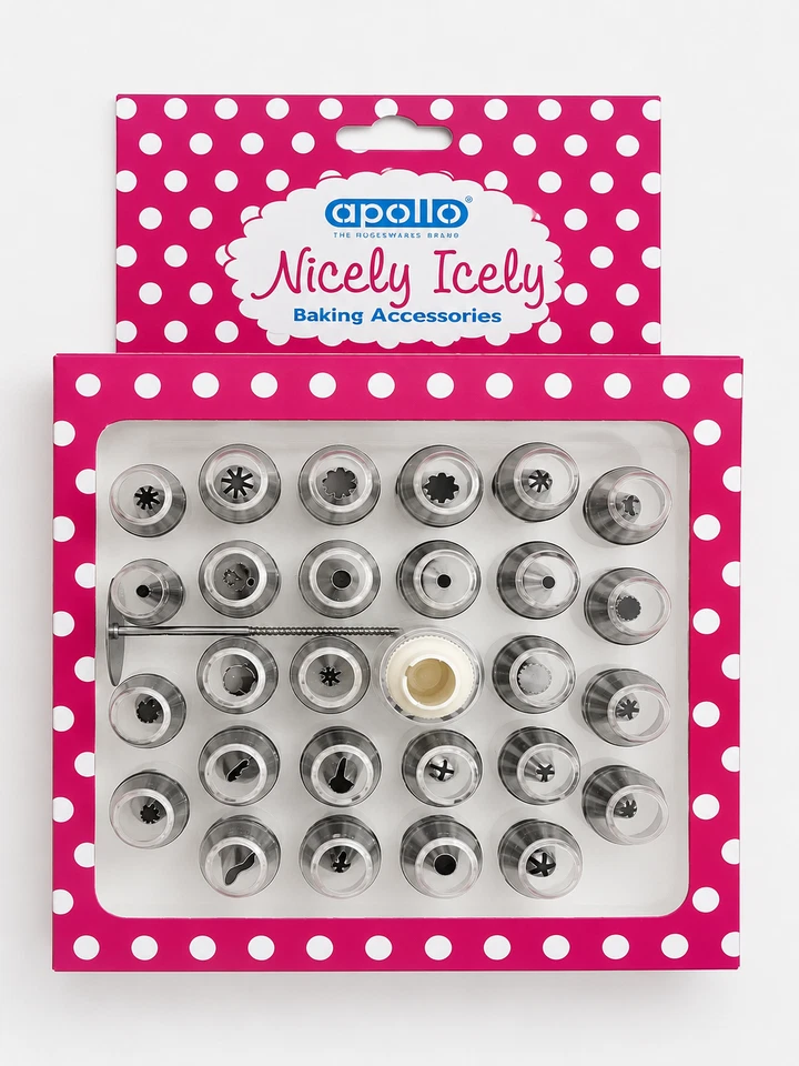 Kit De Buses Pâtisserie En Acier Inoxydable 29pc, Avec Étui - Photo 1/4