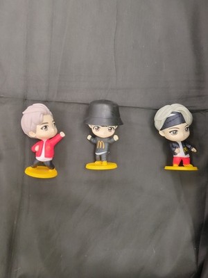 2025 McDonald s Tiny Tan BTS Happy Meal Figures Encore Edition lot of 3 