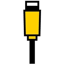 1 pc TURCK CKM 19-19-3 Single Ended, Cordset, M23 Female, Straight, 3m, PVC, Mu