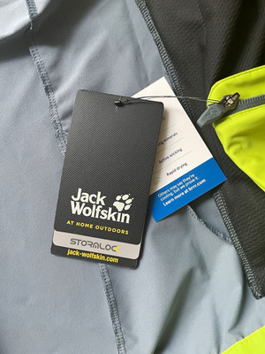 Jack Wolfskin Tourer Softshell Jkt M Stormlock Herrenjacke Gr. M Grün/Grau