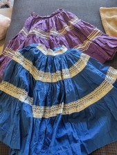 1940s 1950s VINTAGE SKIRTS 2 PATIO SQUARE DANCE VINTAGE FUN RETRO