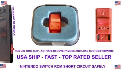 RCM Tool Clip Short Circuit Jig Safely for Nintendo Switch Console Custom Load