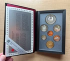 1988 Royal Canadian Mint 7-coin, double dollar proof set with 50% silver dollar