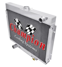 Eagle Racing 4 Row Aluminum Radiator For 1967 - 70 Ford/Mercury Cars