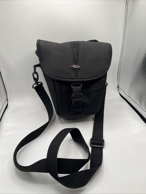 VTG NWT Lowepro REZO TLZ 20 Digital Camera Bag Case Black SLR Lens Memory Card
