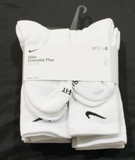 Nike Unisex Everyday Cushioned Crew Socks 6-Pack Assorted Sizes