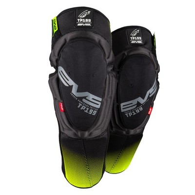 EVS TP199 Knee and Shin Guard Pair Black/Hi Viz Large/XL for Powersports