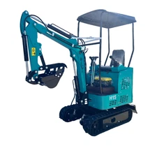 Agrotk Mini Excavator 13.5HP Rato Gasoline Engine 1 Ton Digger Tracked Crawler