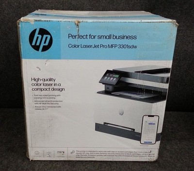 HP Color LaserJet Pro MFP 3301sdw Wireless AlO Laser Printer, Copy, Scan & Fax*