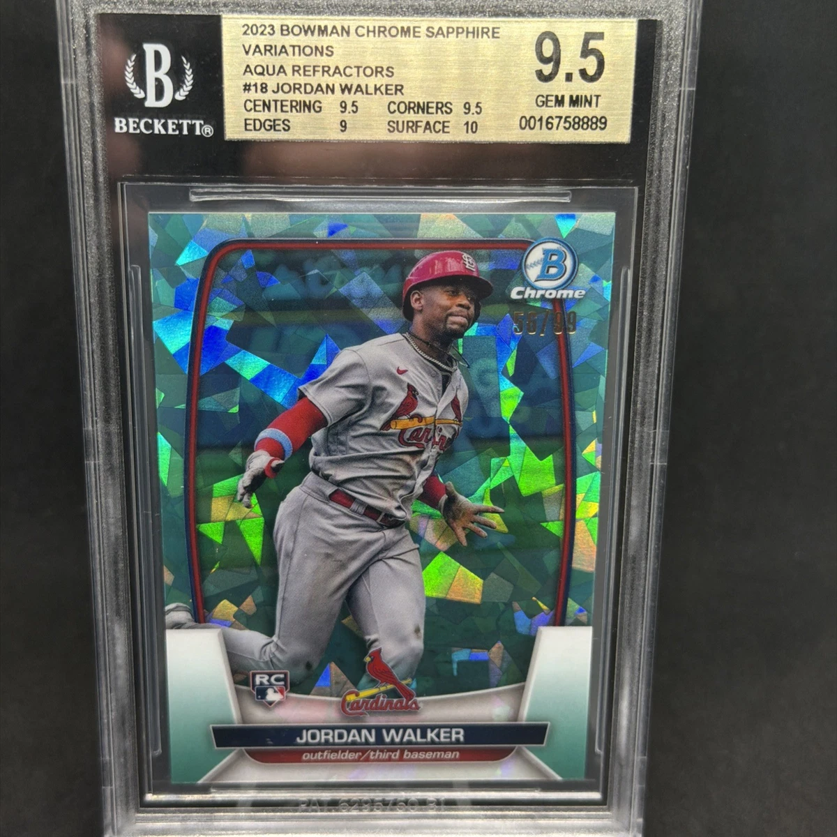 Bowman Grade 9.5 Baseball St. Louis Cardinals Rookie Sports