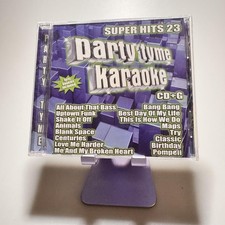 Party Tyme Karaoke Super Hits 23 CD G Lyric Booklet Included 2015 Music Disc