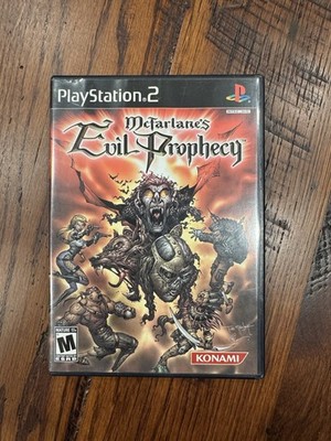 McFarlane s Evil Prophecy ( Sony PlayStation 2,2004 ) Complete, Mint Disk