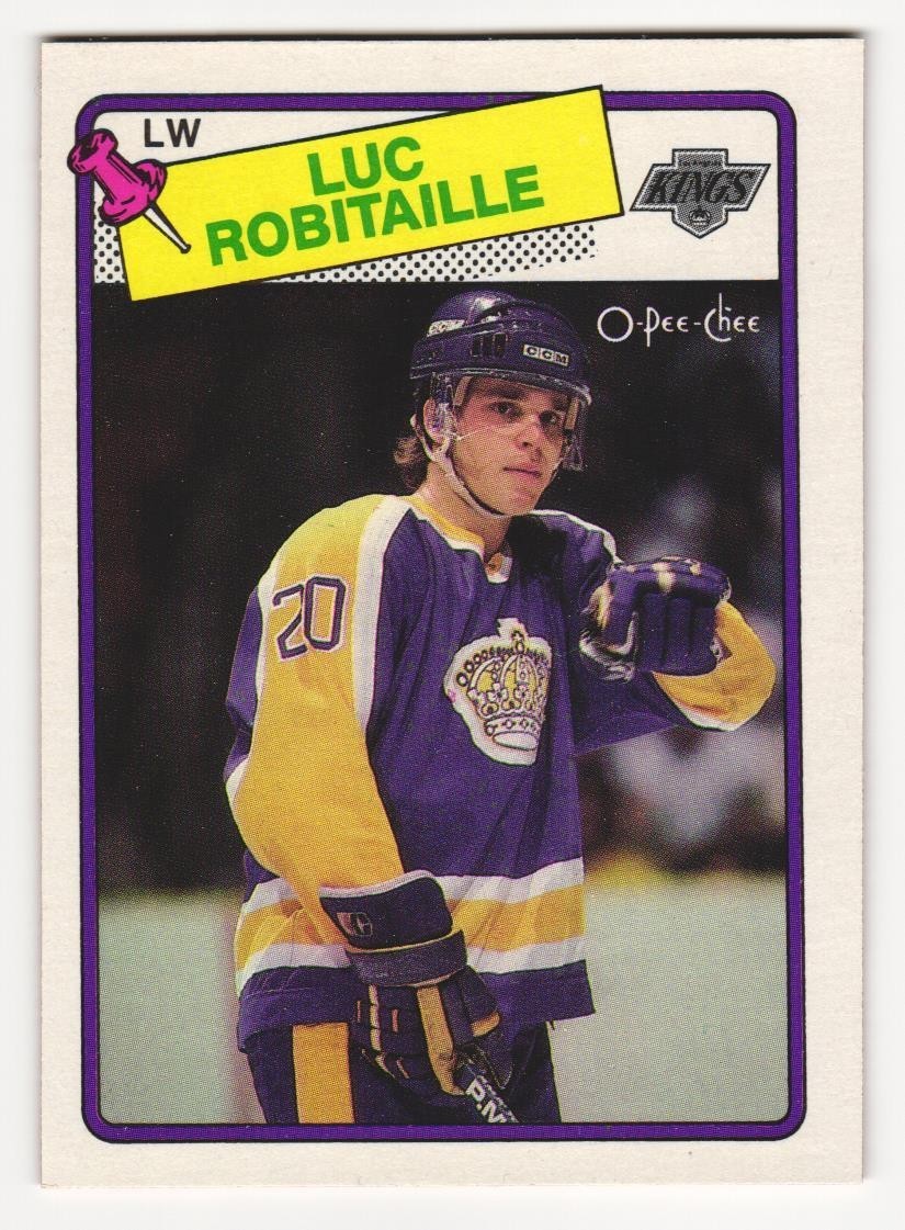 1988-89 O-Pee-Chee #124 Luc Robitaille Kings