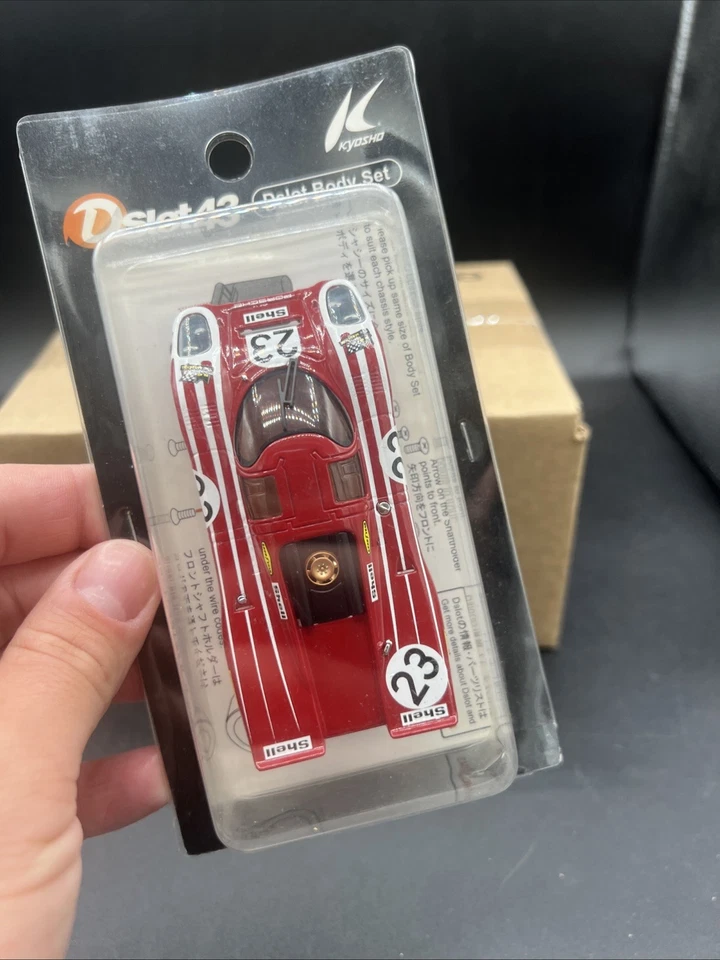 Новый из старых запасов Kyosho Dslot43 набор кузовов размер SS Porsche 917K 1970LM победитель DSP2030204 - Изображение 3 из 4